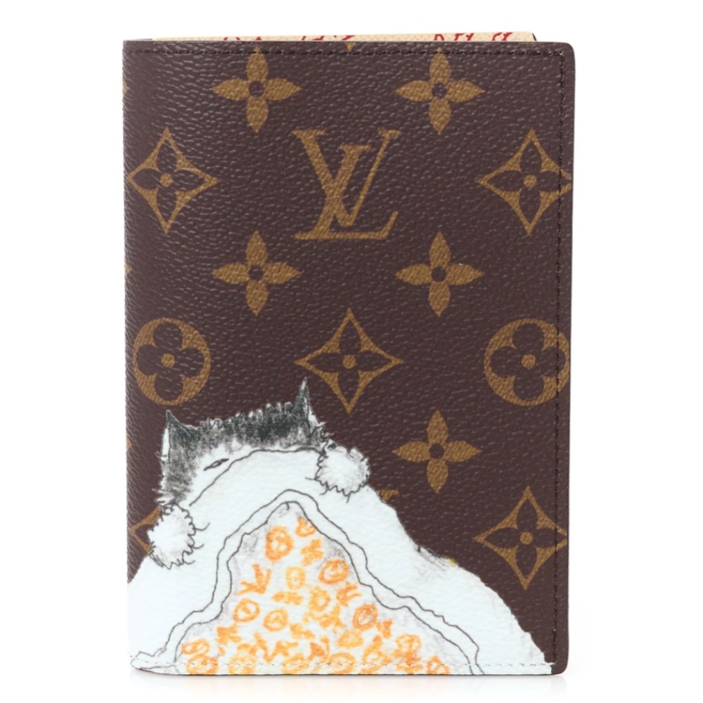 NEW - LV Louis Vuitton x Grace Coddington Passport Cover (Catogram)